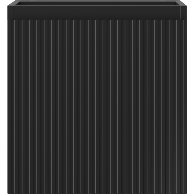 Mexen Rivel dulap baie sub lavoar 45 cm, 1 ușă, canelat, negru mat - 91A21-04547-1-BF71