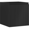Mexen Rivel dulap baie sub lavoar 45 cm, 1 ușă, cu caneluri, negru mat - 91A21-04547-1-BF71