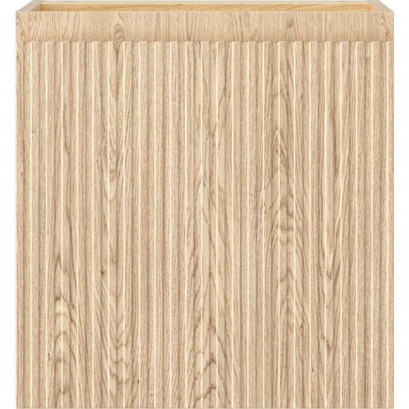 Mexen Rivel dulap de baie sub lavoar 45 cm, 1 ușă, canelat, stejar - 91A21-04547-1-BF81