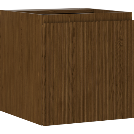 Mexen Rivel dulap baie sub chiuvetă 45 cm, 1 ușă, riflat, nuc - 91A21-04547-1-BF86