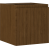 Mexen Rivel fürdőszobai mosdó alatti szekrény 45 cm, 1 ajtós, bordázott, dió - 91A21-04547-1-BF86