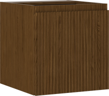 Mexen Rivel dulap de baie sub lavoar 45 cm, 1 ușă, canelat, nuc - 91A21-04547-1-BF86