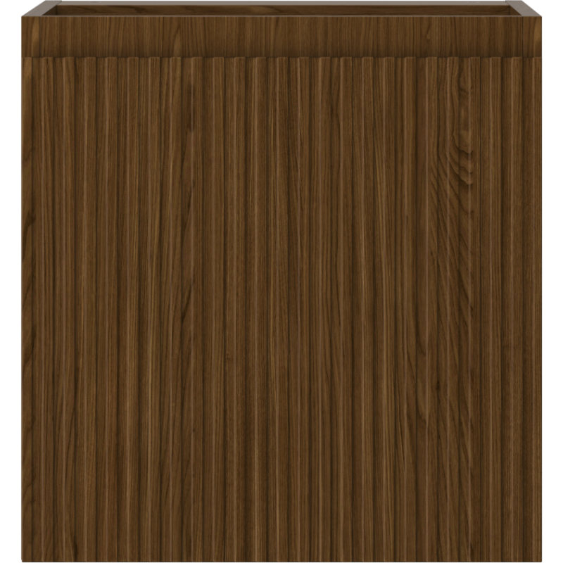 Mexen Rivel fürdőszobai mosdó alatti szekrény 45 cm, 1 ajtós, bordázott, dió - 91A21-04547-1-BF86