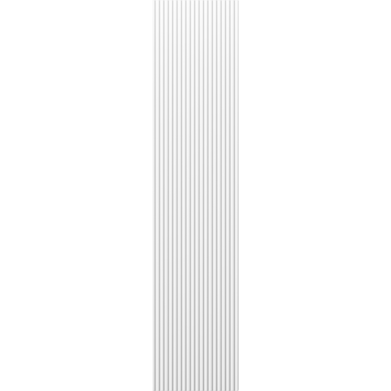 Mexen Rivel fürdőszobai oszlop 35 cm, 1 ajtó, bordázott, fehér matt - 91A21-03016-1-BF01