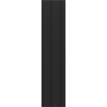 Mexen Rivel fürdőszobai oszlop 35 cm, 1 ajtós, bordázott, fekete matt - 91A21-03016-1-BF71