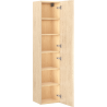 Mexen Rivel dulap de baie 35 cm, 1 ușă, canelat, stejar - 91A21-03016-1-BF81
