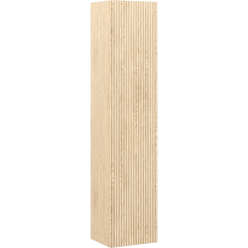 Mexen Rivel coloană de baie 35 cm, 1 ușă, canelată, stejar - 91A21-03016-1-BF81
