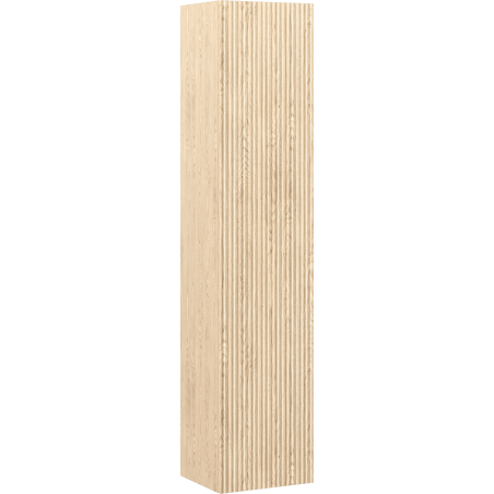 Mexen Rivel 35 cm-es fürdőszobai szekrény, 1 ajtós, bordázott, tölgy - 91A21-03016-1-BF81