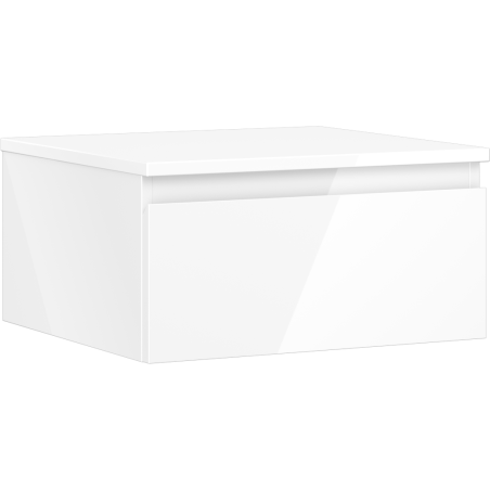 Mexen Orio dulap baie sub chiuvetă 50 cm cu blat, 1 sertar, alb lucios - 91A10-05023-1-BFC00