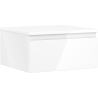 Mexen Orio fürdőszobaszekrény mosdóhoz, 50 cm, munkalappal, 1 fiókkal, fényes fehér - 91A10-05023-1-BFC00