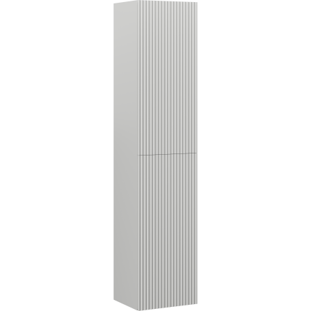 Mexen Rivel fürdőszobai oszlop 35 cm, 2 ajtós, bordázott, szürke matt - 91A21-03016-2-BF62