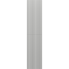 Mexen Rivel fürdőszobai oszlop 35 cm, 2 ajtós, bordázott, szürke matt - 91A21-03016-2-BF62