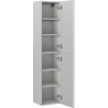 Mexen Rivel dulap pentru baie 35 cm, 2 uși, canelat, gri mat - 91A21-03016-2-BF62