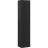 Stâlp de baie Mexen Rivel 35 cm, 2 uși, canelat, negru mat - 91A21-03016-2-BF71