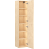 Mexen Rivel coloană de baie 35 cm, 2 uși, canelată, stejar - 91A21-03016-2-BF81