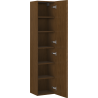 Mexen Rivel dulap de baie 35 cm, 2 uși, canelat, nuc - 91A21-03016-2-BF86