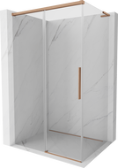 Mexen Rox L cabină de duș glisantă 110 x 95 cm, transparentă, cupru periat - 8C2L-110-095-65-00