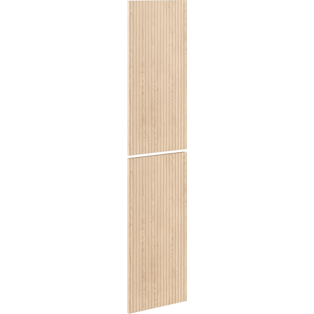 Mexen Rivel barázdált előlap fürdőszobai szekrénytesthez 35 x 80 cm (2 db), tölgy - 91A21-1600-300-2-81