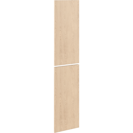 Mexen Rivel elülső, barázdált előlap fürdőszobai szekrény testhez 35 x 80 cm (2 db), tölgy - 91A21-1600-300-2-81