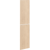 Mexen Rivel elülső, barázdált előlap fürdőszobai szekrény testhez 35 x 80 cm (2 db), tölgy - 91A21-1600-300-2-81