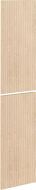 Mexen Rivel față canelată pentru corp dulap baie 35 x 80 cm (2 buc.), stejar - 91A21-1600-300-2-81
