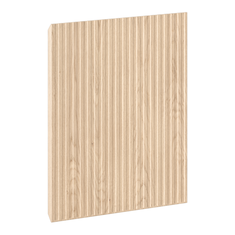 Mexen Rivel față canelată pentru corp de dulap de baie 45 x 43,5 cm, stejar - 91A21-0450-470-1-81