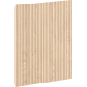 Mexen Rivel ryflowált előlap fürdőszoba szekrény testéhez 45 x 43,5 cm, tölgy - 91A21-0450-470-1-81