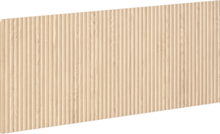 Mexen Rivel față canelată pentru corp de dulap de baie 90 x 43,5 cm, stejar - 91A20-0900-470-1-81