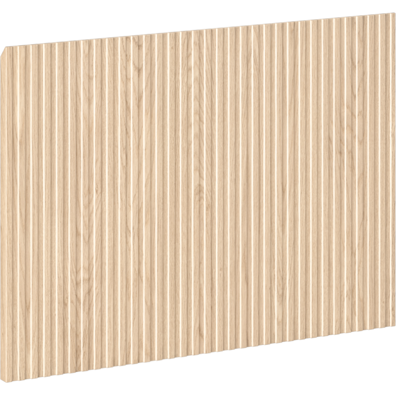 Mexen Rivel front canelat pentru corpul dulapului de baie 45 x 43,5 cm, stejar - 91A20-0450-470-1-81