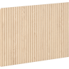 Mexen Rivel ryflowány előlap fürdőszobai szekrénytesthez 45 x 43,5 cm, tölgy - 91A20-0450-470-1-81