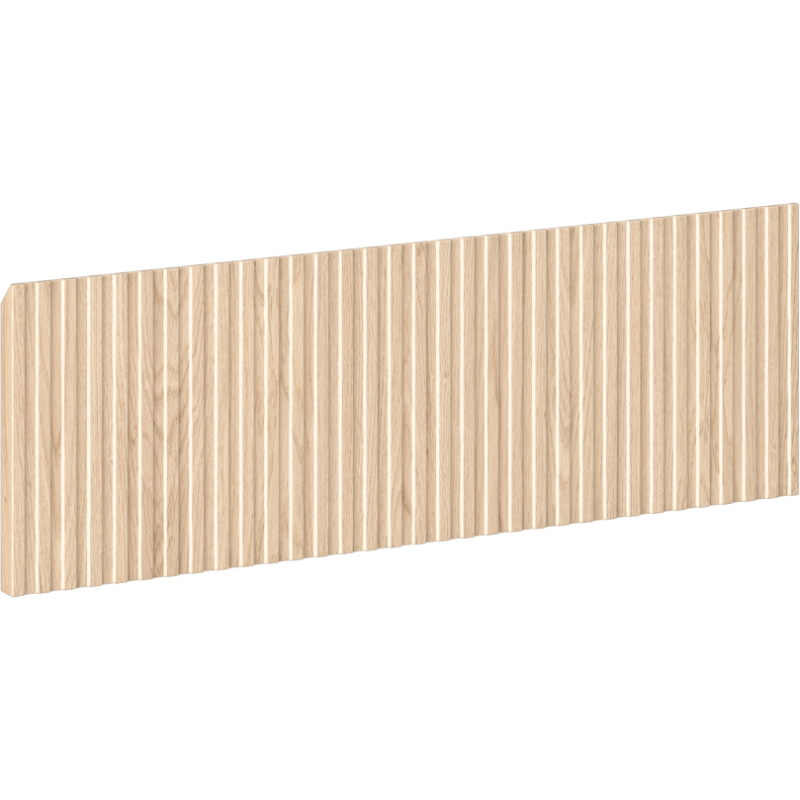 Mexen Rivel elülső riffeléssel a fürdőszobai szekrényhez 70 x 20 cm, tölgy - 91A20-0700-235-1-81