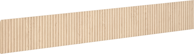 Mexen Rivel fațadă frontală canelată pentru corp dulap baie 140 x 20 cm, stejar - 91A20-1400-235-1-81