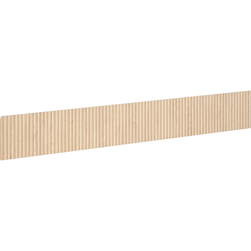 Mexen Rivel elülső ryflowany a fürdőszobai szekrény testhez 160 x 20 cm, tölgy - 91A20-1600-235-1-81