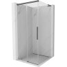 Cabină de duș glisantă Mexen Rox L 120 x 120 cm, transparentă, gri pistol periat - 8C2L-120-120-66-00