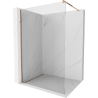 Mexen Kioto Walk-in zuhanyfal 70 x 200 cm, áttetsző 8 mm, rózsaarany - 800-070-101-60-00