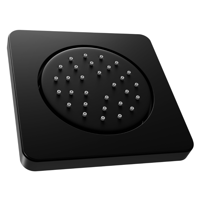 Mexen fali beépített oldalsó zuhanyfej, fekete - 79366-70