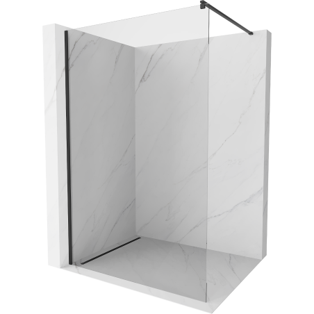 Mexen Kioto Walk-in zuhanyfal 70 x 200 cm, áttetsző 8 mm, fekete - 800-070-101-70-00