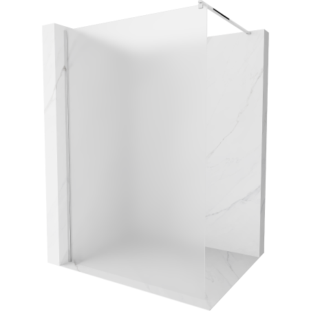 Mexen Kioto Walk-in zuhanyfal 70 x 200 cm, matt 8 mm, króm - 800-070-101-01-30