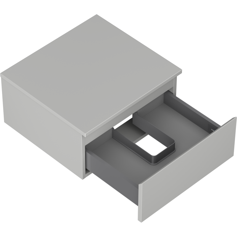 Mexen Orio dulap de baie sub lavoar 50 cm cu blat, 1 sertar, gri mat - 91A10-05023-1-BFC62