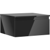 Mexen Orio dulap baie sub chiuvetă 50 cm cu blat, 1 sertar, negru lucios - 91A10-05023-1-BFC70