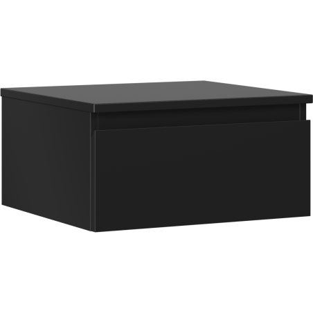 Mexen Orio dulap baie sub chiuvetă de 50 cm cu blat, 1 sertar, negru mat - 91A10-05023-1-BFC71