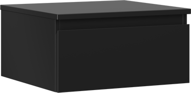 Mexen Orio dulap baie sub chiuvetă 50 cm cu blat, 1 sertar, negru mat - 91A10-05023-1-BFC71