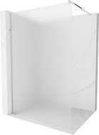 Mexen Kioto Walk-in zuhanyfal 120 x 200 cm, 8 mm matt króm - 800-120-101-01-30