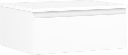 Mexen Orio fürdőszobai mosdószekrény 60 cm munkalappal, 1 fiók, matt fehér - 91A10-06023-1-BFC01