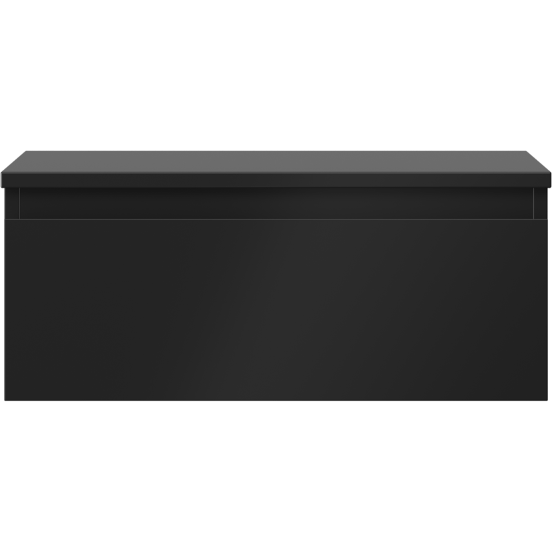 Mexen Orio dulap baie sub lavoar 60 cm cu blat, 1 sertar, negru mat - 91A10-06023-1-BFC71