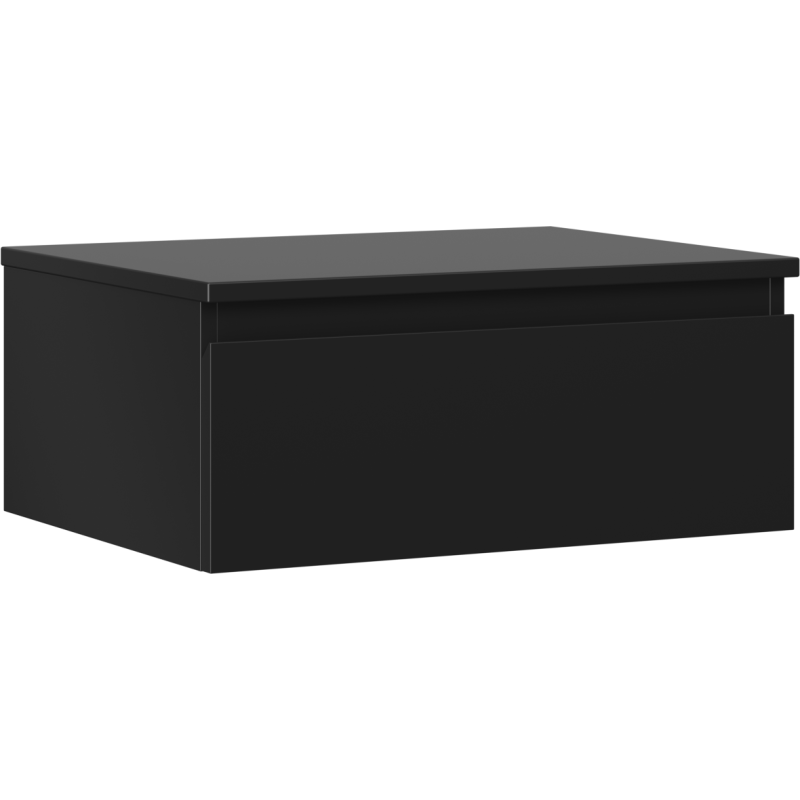 Mexen Orio dulap baie sub lavoar 60 cm cu blat, 1 sertar, negru mat - 91A10-06023-1-BFC71