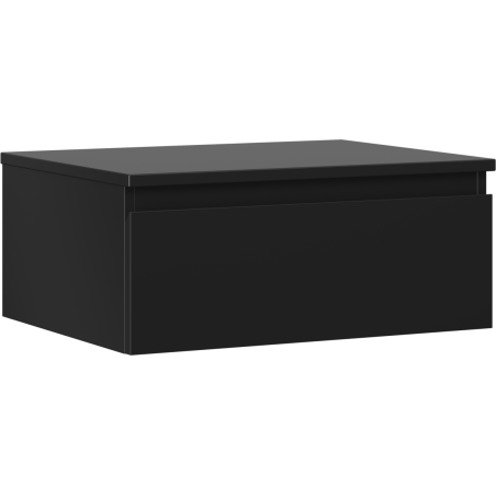 Mexen Orio dulap baie pentru lavoar 60 cm cu blat, 1 sertar, negru mat - 91A10-06023-1-BFC71