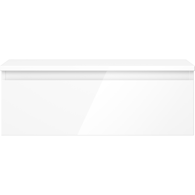 Mexen Orio dulap baie sub chiuvetă 70 cm cu blat, 1 sertar, alb lucios - 91A10-07023-1-BFC00