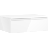 Mexen Orio dulap baie sub lavoar 70 cm cu blat, 1 sertar, alb lucios - 91A10-07023-1-BFC00