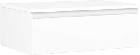 Mexen Orio dulap baie pentru chiuvetă 70 cm cu blat, 1 sertar, alb mat - 91A10-07023-1-BFC01